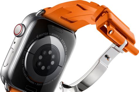 hermes watch band orange|Hermes apple watch ultra band.